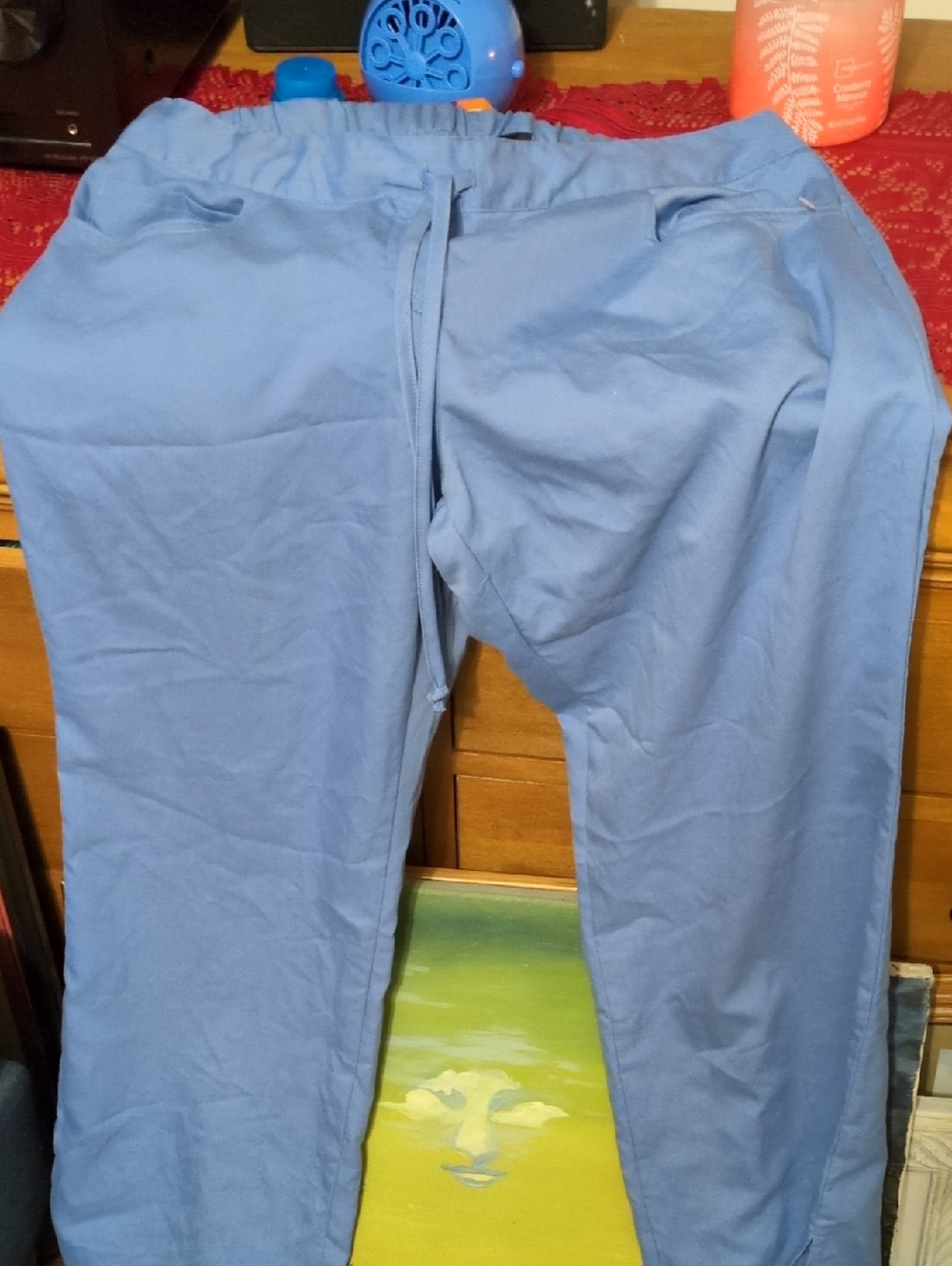 Women's Grey's Anatomy Light Blue Drawstring Scrub Joggers- MP